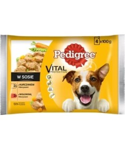 Pedigree Beef/Chicken Sauce 4x100g