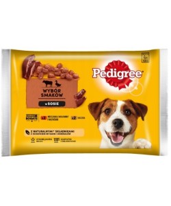Pedigree Duck/Beef Sauce 4x100g