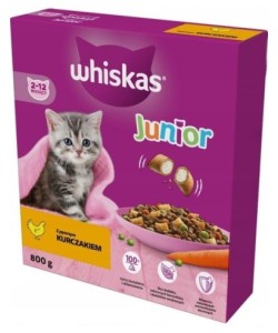Whiskas Dry Junior Chicken 800g