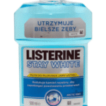 Listerine Stay White 500 ml. Liquid mouthwash.