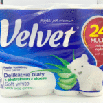Toilet paper Soft White With Aloe Extract 3 layers 24 rolls