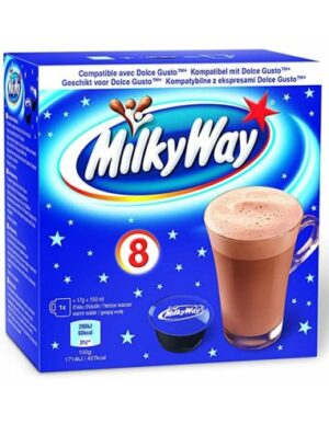 Milky Way Hot Chocolate Pods 8Pk 136g