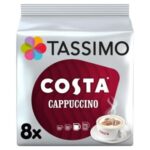 Tassimo Costa Cappuccino Coffee Pods x8 280g