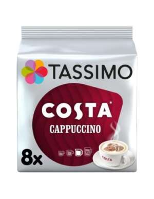 Tassimo Costa Cappuccino Coffee Pods x8 280g