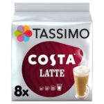 Tassimo Costa Latte Coffee Pods x8 223.2g