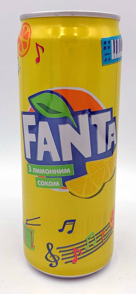 Fanta Lemon 330 ml CAN SLEEK 12 origin UKR