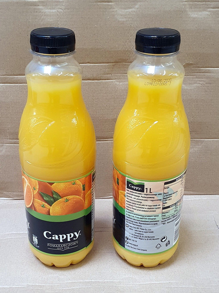 CAPPY JUICE ORANGE 1L