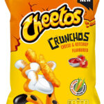 Cheetos Crunchos Cheese & Ketchup 165 g New!