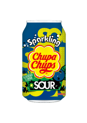 Chupa Chups Drink Sour Blueberry 345ml