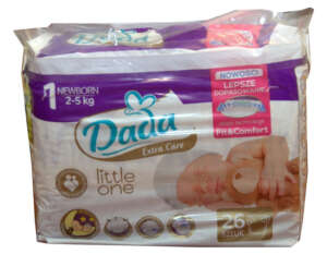 Dada 1 Newborn 2-5 kg Extra Care kg 26 pcs