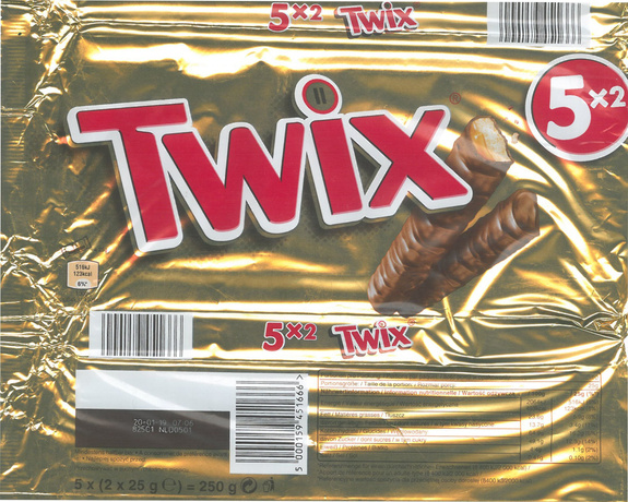 Display: Snickers (5x50g)=250g x11pcs & Twix 5x(2x25g) =250g x6pcs & Mars (5x45g) = 225gx6pcs & Milky Way (9x21,5g)=193,5gx11pcs - Image 10