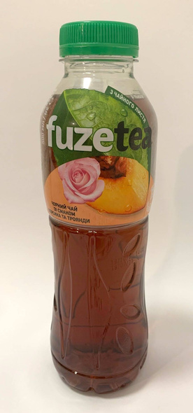 FUZETEA Black Ice Tea Peach & Rose PET 500 ml UKR