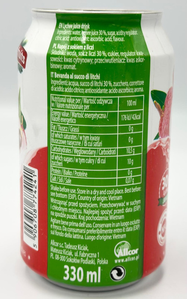 Jungle fruits Lychee Juice Drink 330 ml