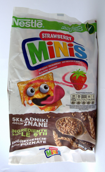 Nestle Cereal Strawberry Minis 500 g
