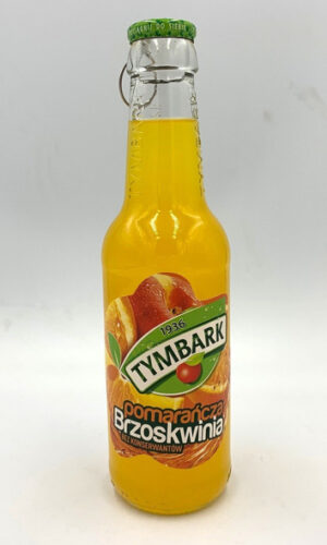 Tymbark Orange Peach Glass Bottle 250 ml
