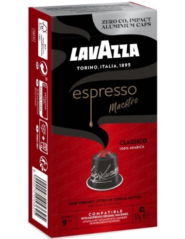 Lavazza Nespresso Capsules Classico 10 Caps