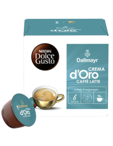 Nescafé Dolce Gusto Dallmayr Crema d'Oro Caffè Latte 160g